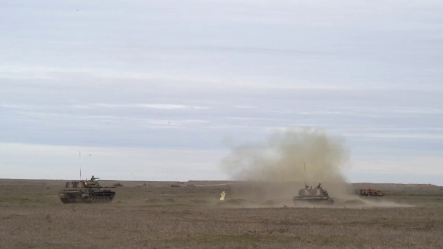 Tancuri românești și americane, față în față la un exercițiu NATO desfășurat cu muniție reală în Galați