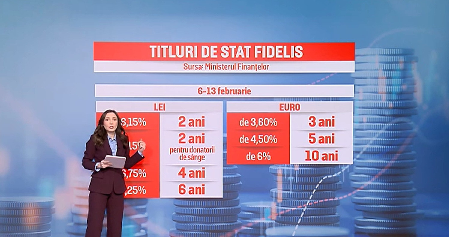 Statul se împrumută mai ieftin în februarie. Dobânzile sunt mai mici la titlurile de stat, dar câștigurile rămân neimpozabile