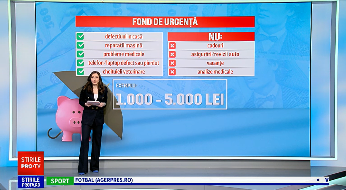 Fiecare român ar trebui să-și facă un fond de urgență. Câți bani ne recomandă experții să ținem în acest ”airbag financiar”