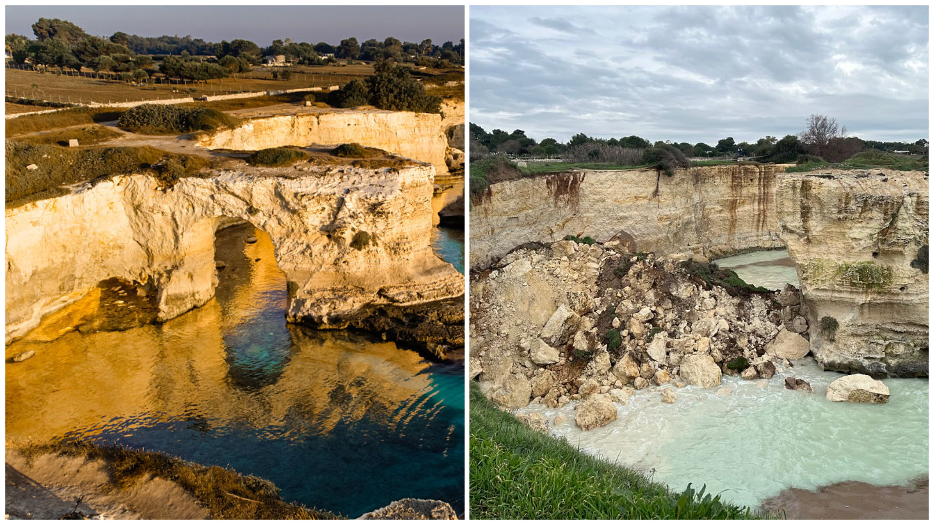 Celebrul Arc al &Icirc;ndrăgostiților din Italia s-a prăbușit de Valentine`s Day. &bdquo;O lovitură devastatoare pentru inimă&rdquo;