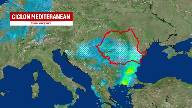 Cod galben de ninsori. Un nou strat de zăpadă se va așterne peste România