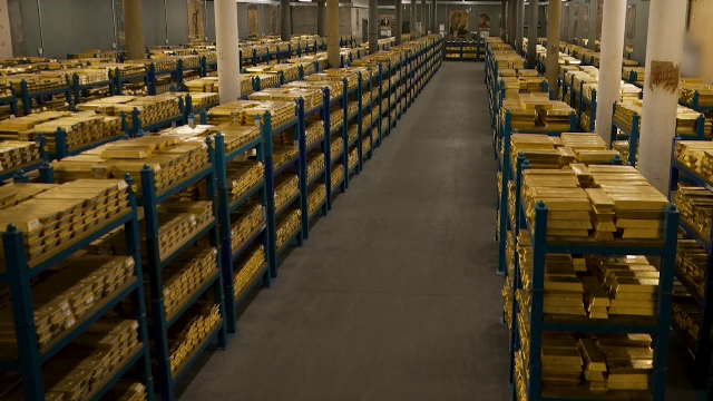 Cum e păstrată a doua rezervă de aur ca mărime din lume. Unde se află