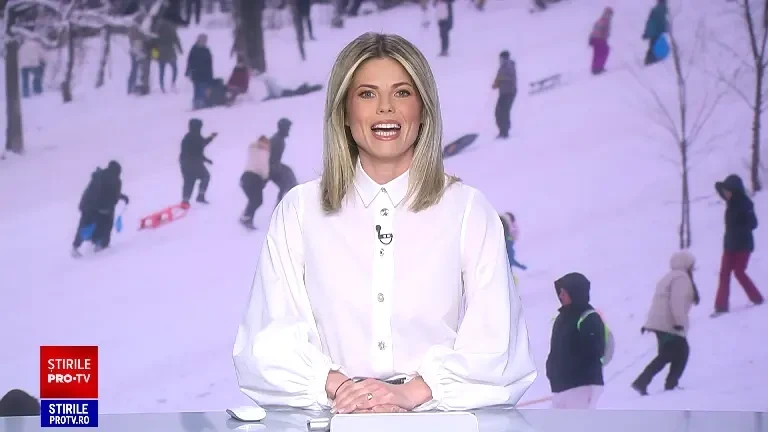 Ninsoarea a transformat Parcul Tineretului din Capitală într-un derdeluș uriaș