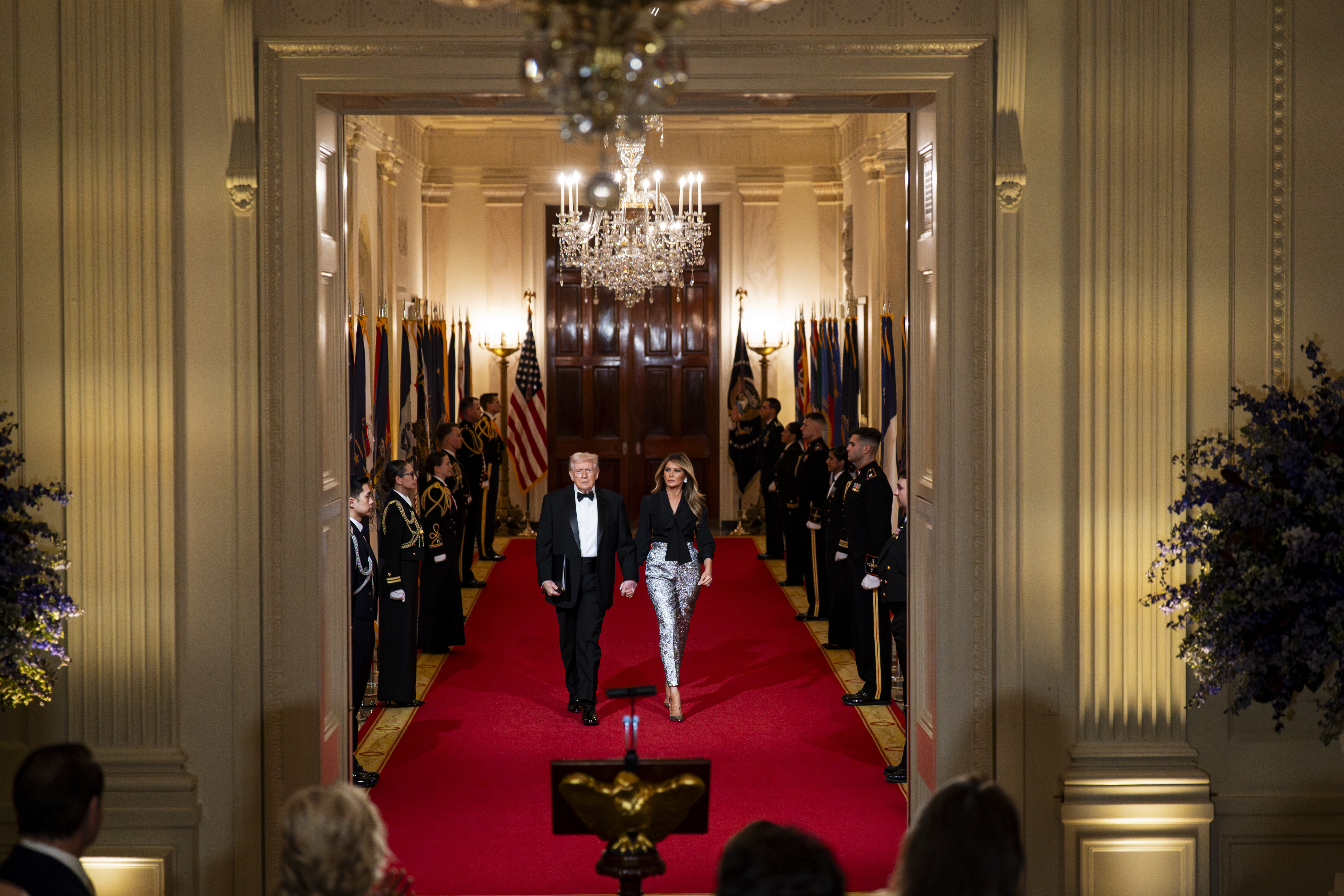 Melania Trump, apariție controversată la un eveniment oficial. Prima Doamnă, criticată pentru ținuta purtată. FOTO