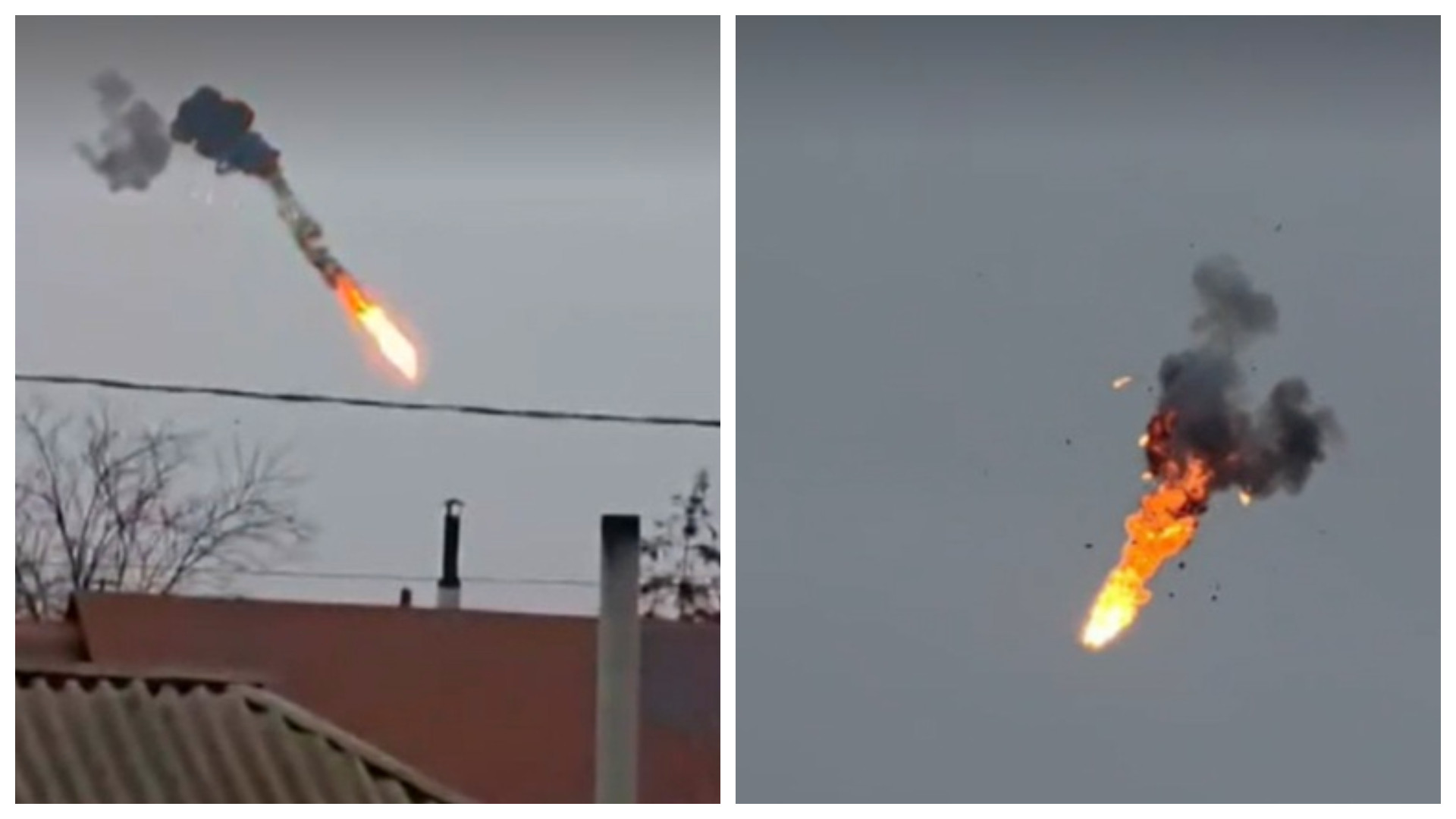 Momentul în care o dronă de luptă rusească a fost doborâtă de ucraineni în Dunăre. La ce distanță de România a căzut