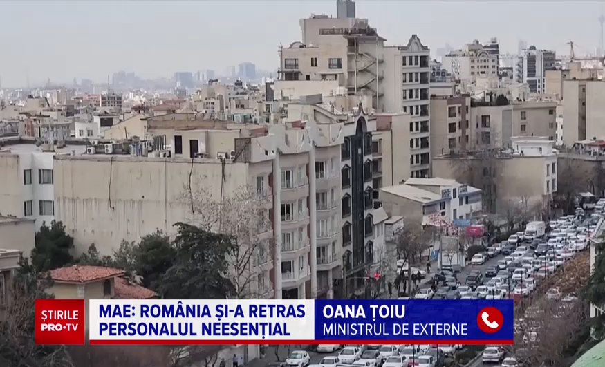 Ministrul de Externe: Rom&acirc;nia a activat planurile de evacuare pentru cetățenii din Iran. &rdquo;Spațiile aeriene civile, &icirc;nchise&rdquo;