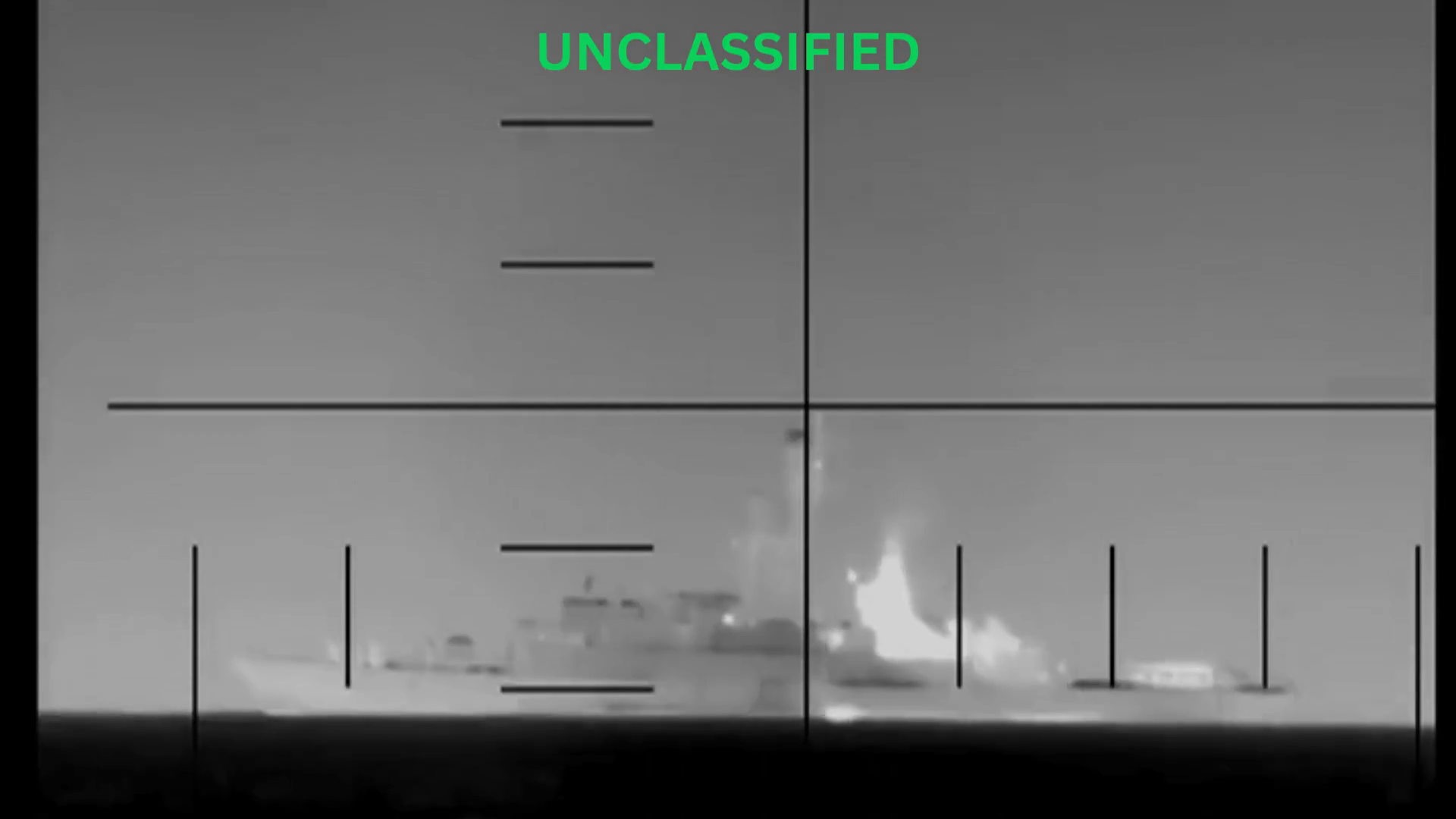 Momentul &icirc;n care americanii distrug nava amiral a flotei iraniene. Pentagonul: Marina lor se află acum pe fundul mării