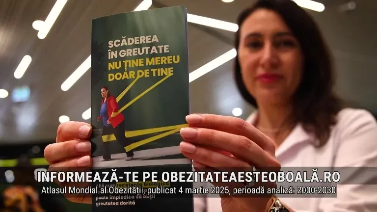 (P) Caravana medicală „Obezitatea este o boală” ajunge la Promenada Mall pentru evaluări gratuite dedicate publicului