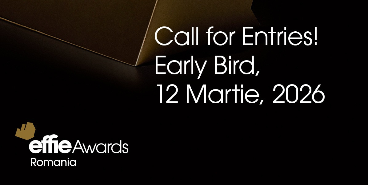 Eficiența devine competiție: s-au deschis înscrierile la Effie Awards România 2026