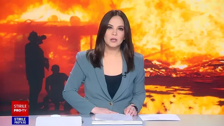 Trei case afectate de un incendiu violent, în Bacău. Două dintre locuinţe au fost distruse aproape în totalitate