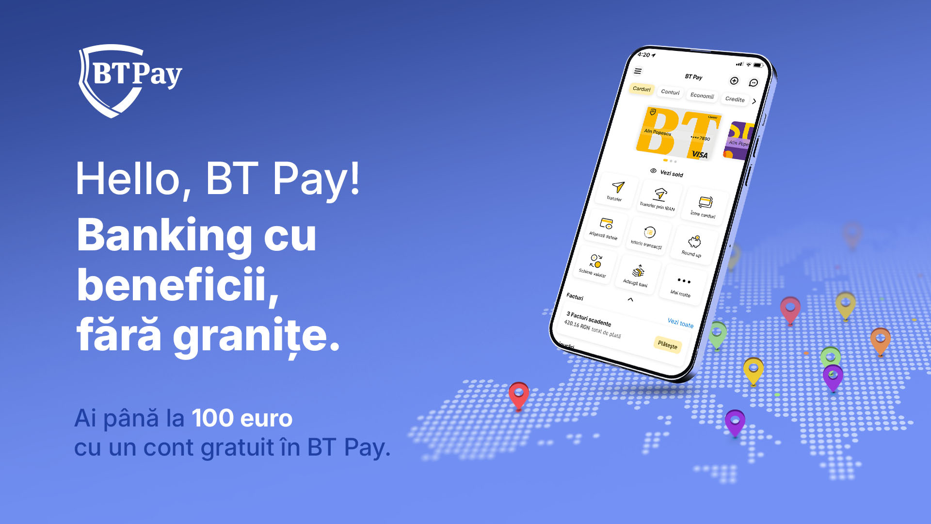 (P) HELLO BT PAY! Campania care &icirc;i aduce pe rom&acirc;nii de peste granițe mai aproape de casă