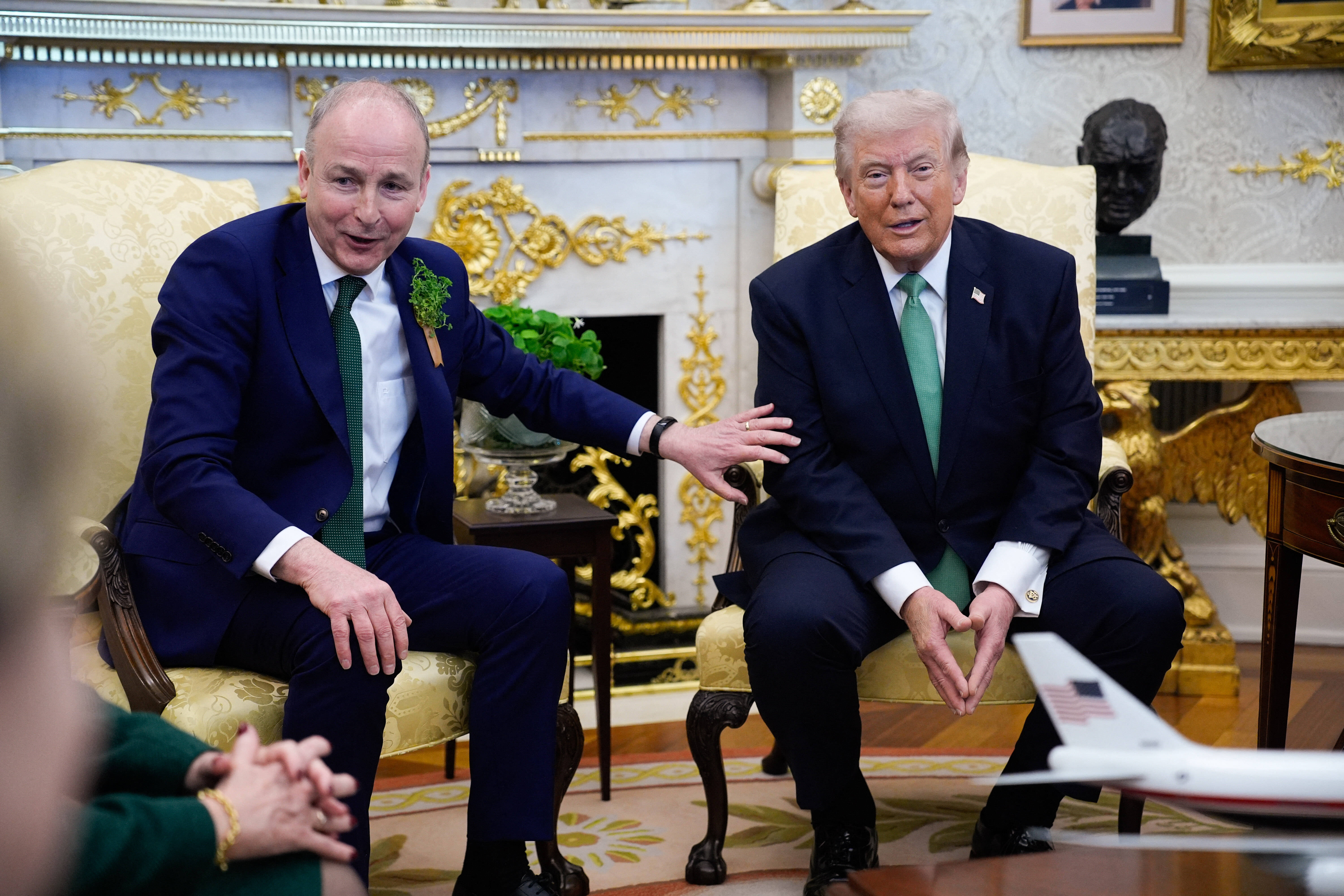 Premierul irlandez Micheal Martin l-a înfruntat pe Trump în Biroul Oval. Lecția de diplomație a unui lider politicos și ferm