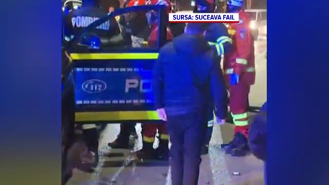 Un bărbat din Suceava a făcut infarct după ce a ucis un vecin. Polițiștii care mergeau la caz au fost răniți &icirc;ntr-un accident