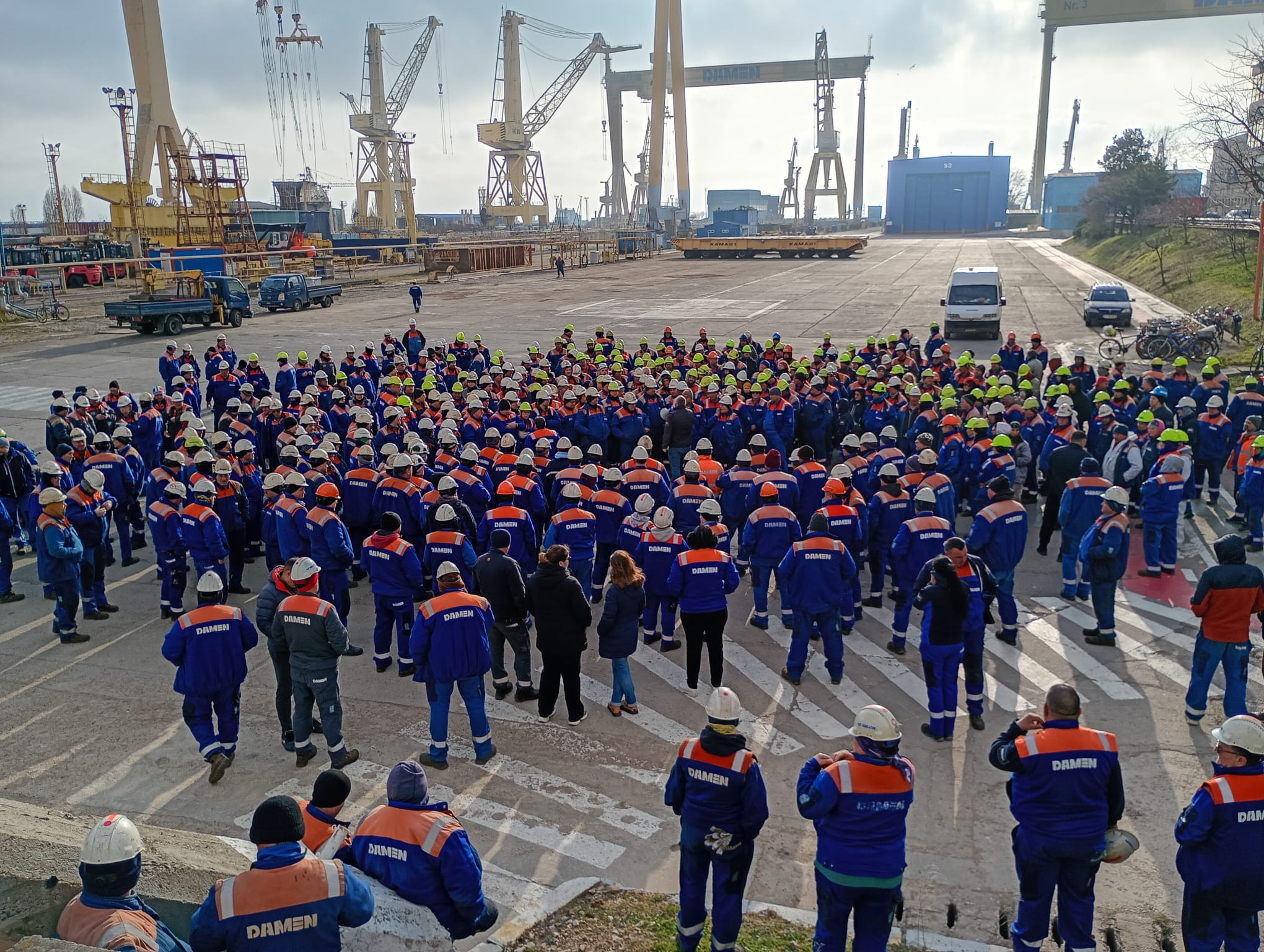 Protest angajati mangalia 5