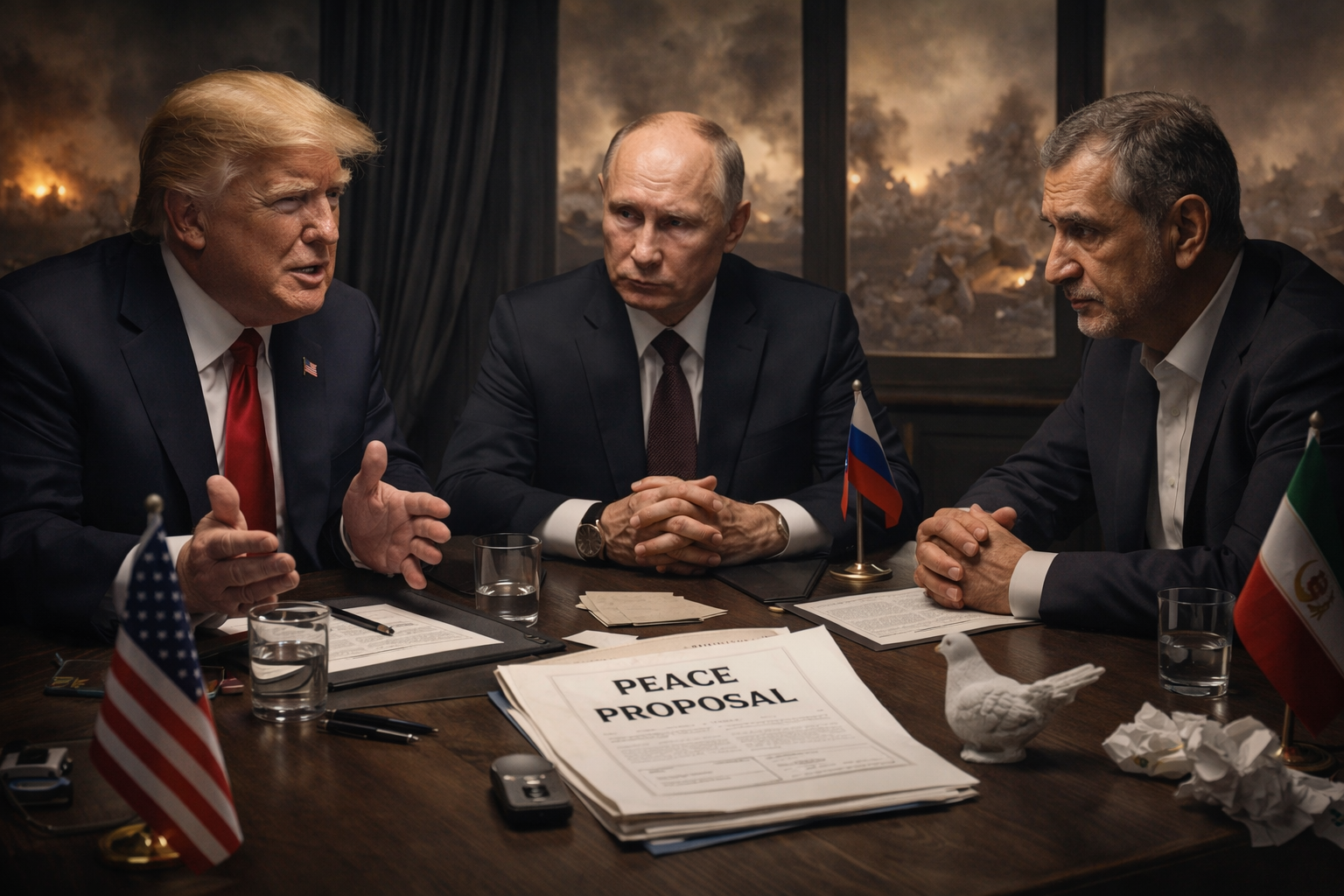 Putin anunță că vrea să medieze pacea între SUA și Iran. Primul contact între lideri ai celor 2 țări după 47 de ani a eșuat