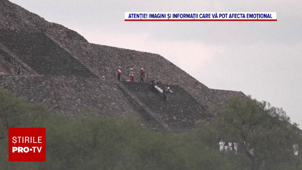 Un bărbat a deschis focul asupra turiștilor la piramidele din Mexic. O femeie a fost ucisă