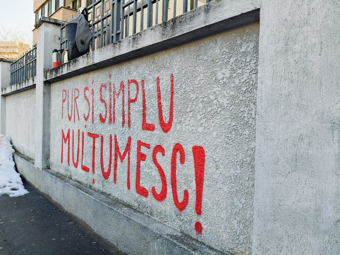 (P) Mesajul „Pur și simplu mulțumesc!” cucerește România
