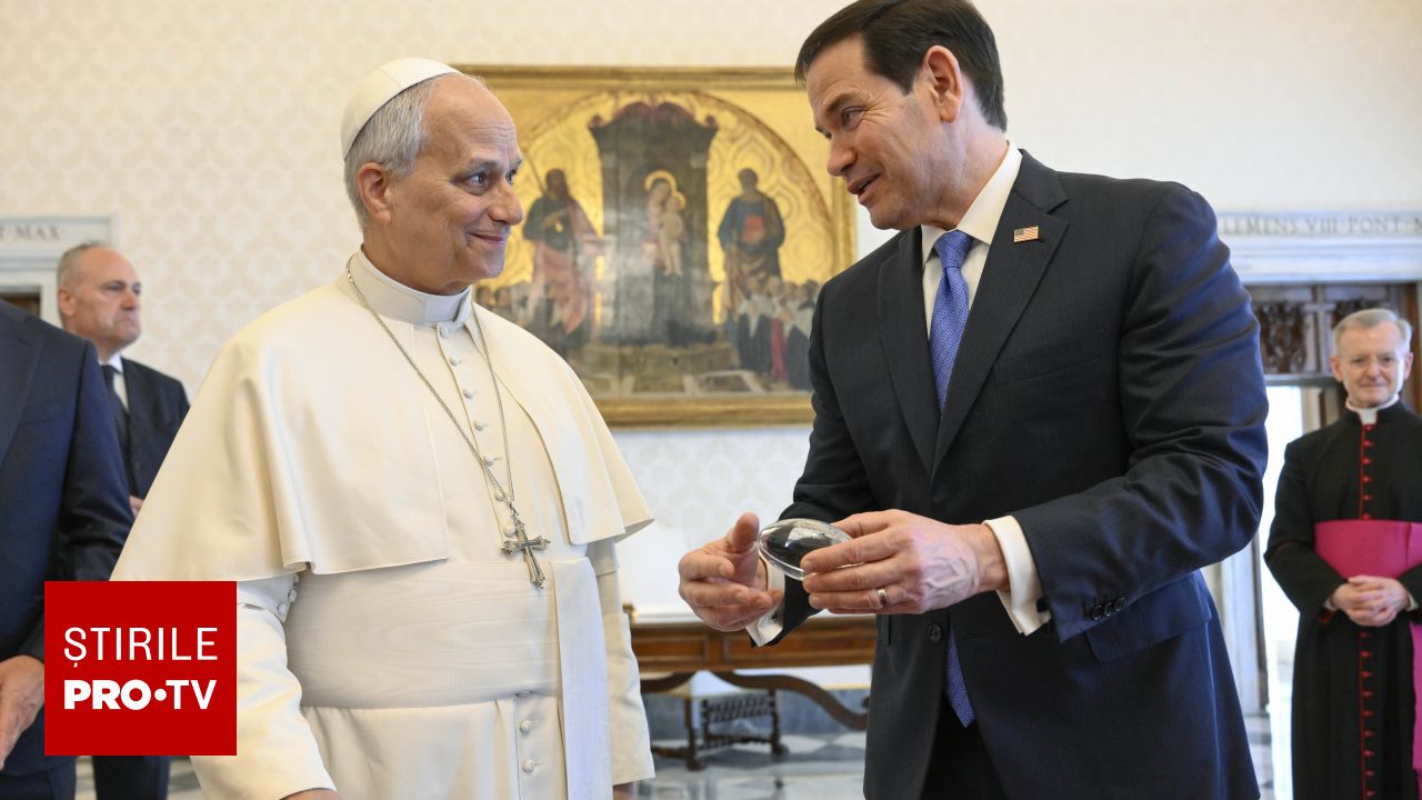 a trimis pe Rubio să se împace cu Papa Leon. Cum a fost primit secretarul de stat SUA la Vatican. ”Un pic ciudată”
