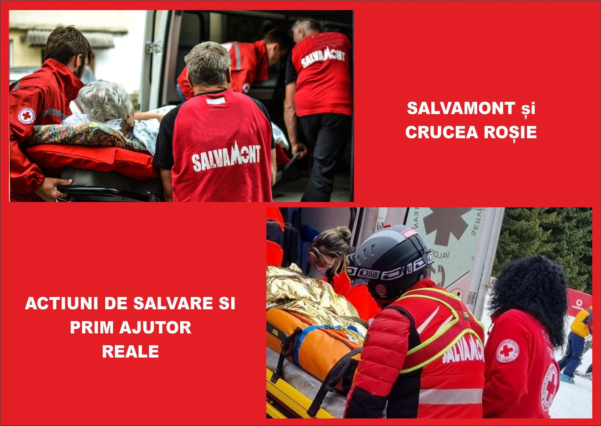Crucea Roșie vs Salvamont: ”Crucea Roșie nu este un „plus roșu” la liberă utilizare. Este o emblemă protejată internațional”