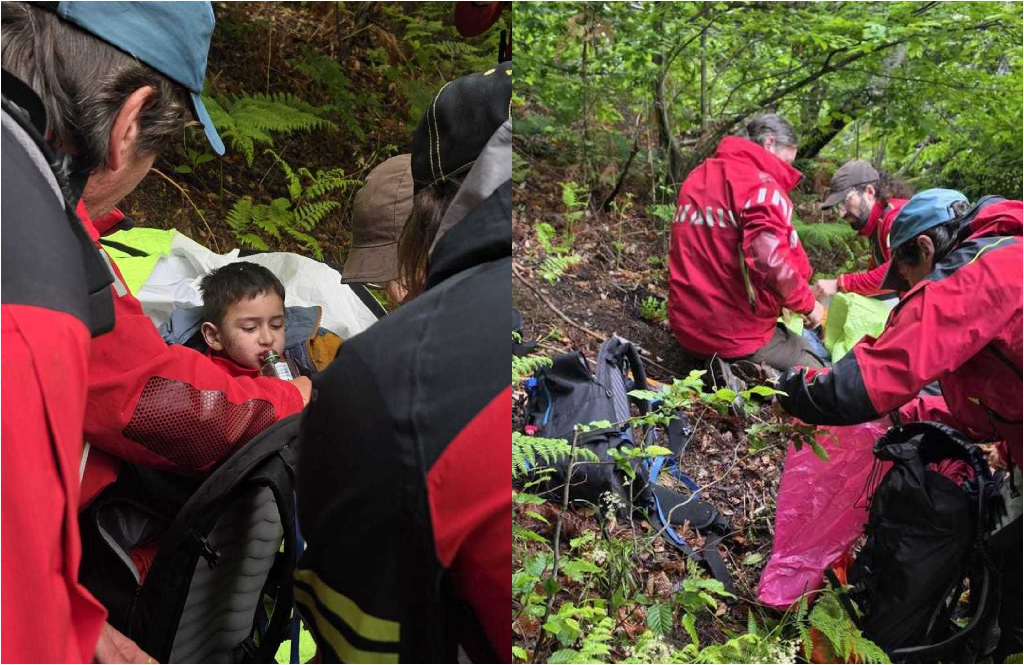 A fost găsit băiatul de 5 ani care a dispărut după ce a plecat de lângă tatăl său, Sibiu. Primele imagini. FOTO și VIDEO