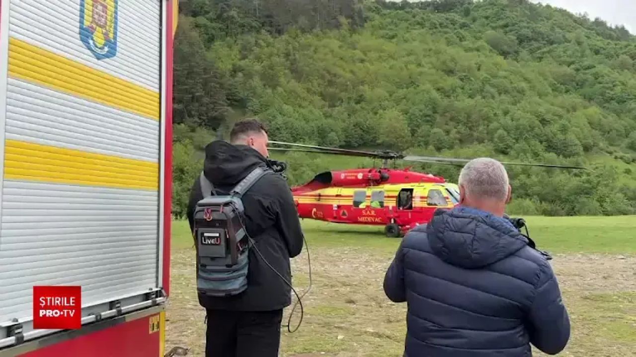 Declarația unui membru al echipajului din elicopterul care a găsit copilul dispărut din Sibiu: „Emoţia a fost maximă”