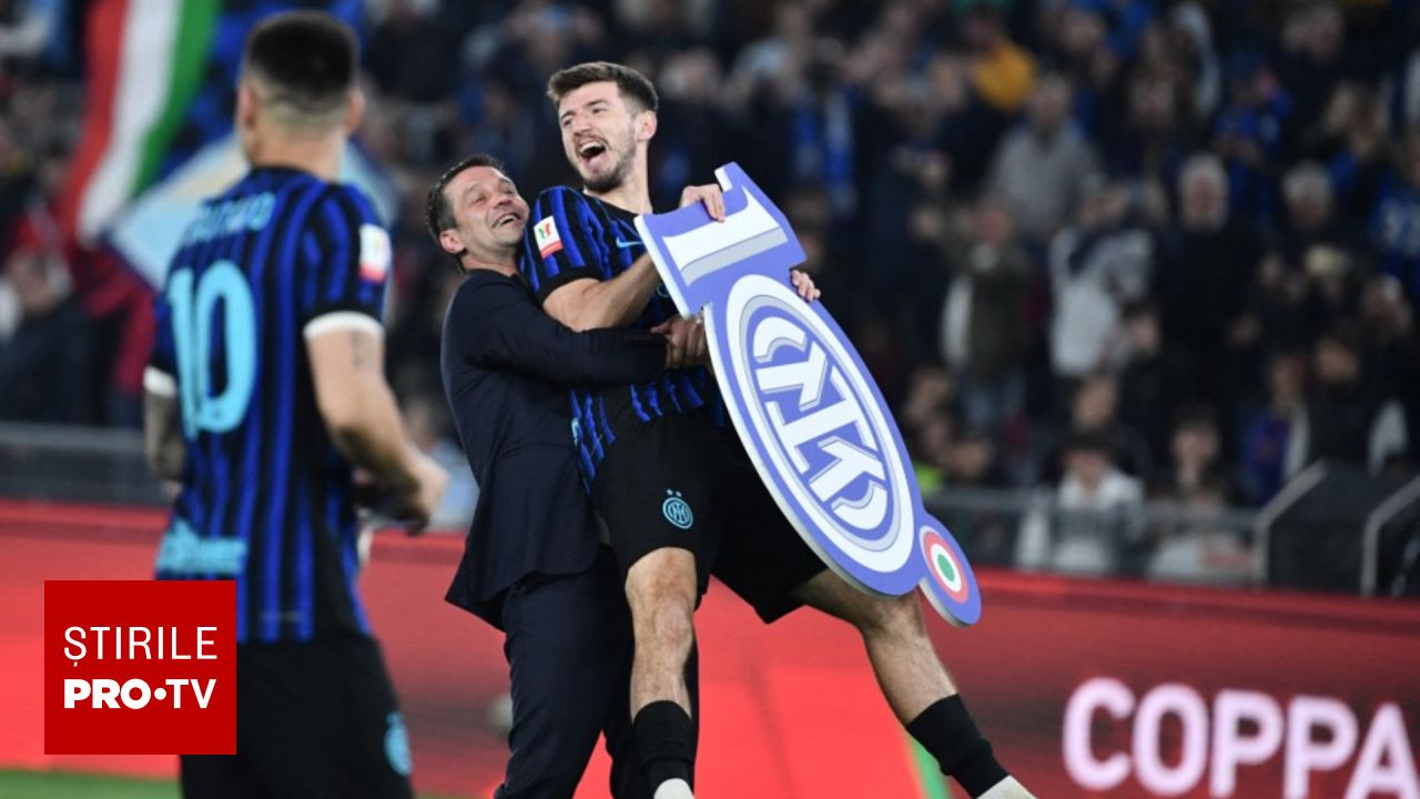 Poza pentru articolul Grande Chivu, grande Inter. Românul și echipa milaneză au reușit eventul în Italia, după triumful din finala Cupei