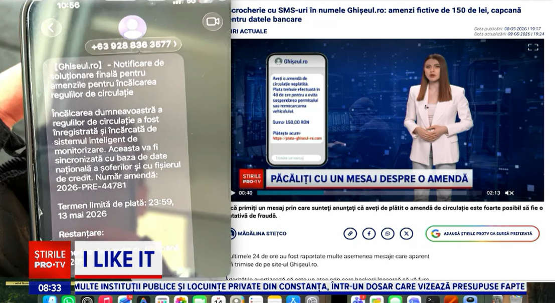 Escrocherie masivă în numele Ghiseul.ro. Primul indiciu: O instituție românească nu va trimite SMS de pe număr de Filipine