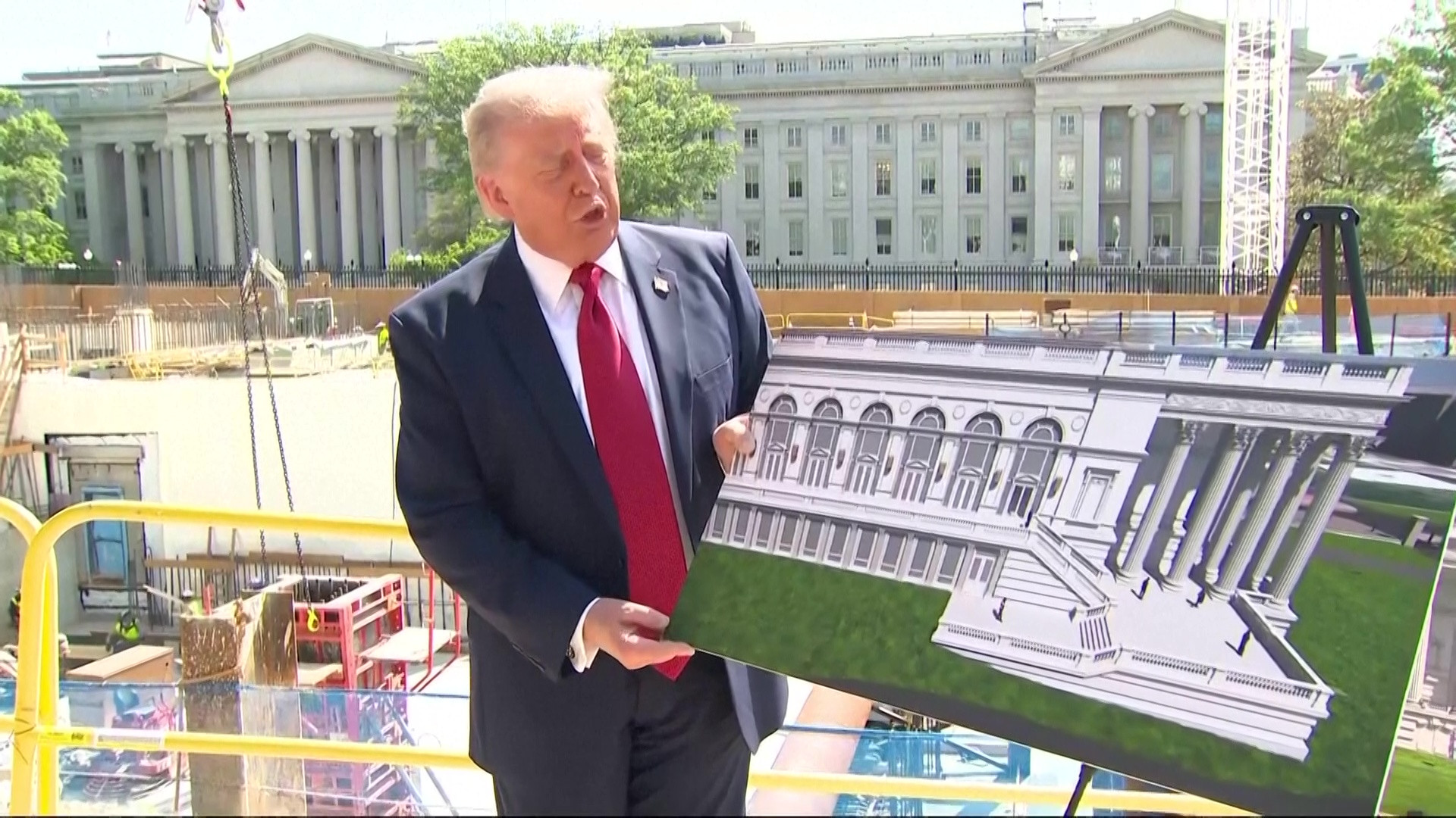 Trump a oferit noi detalii despre sala de bal amenajată ca un buncăr, dotată cu o bază pentru drone: Pot ”opri aproape orice”