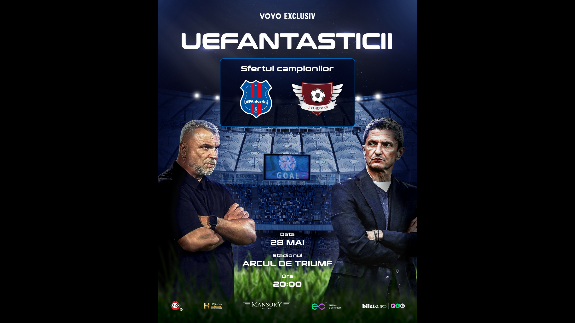 „UEFAntasticii” revin pe teren: reeditarea legendarului meci Steaua - Rapid din 2006, exclusiv pe VOYO, joi, de la ora 20:00
