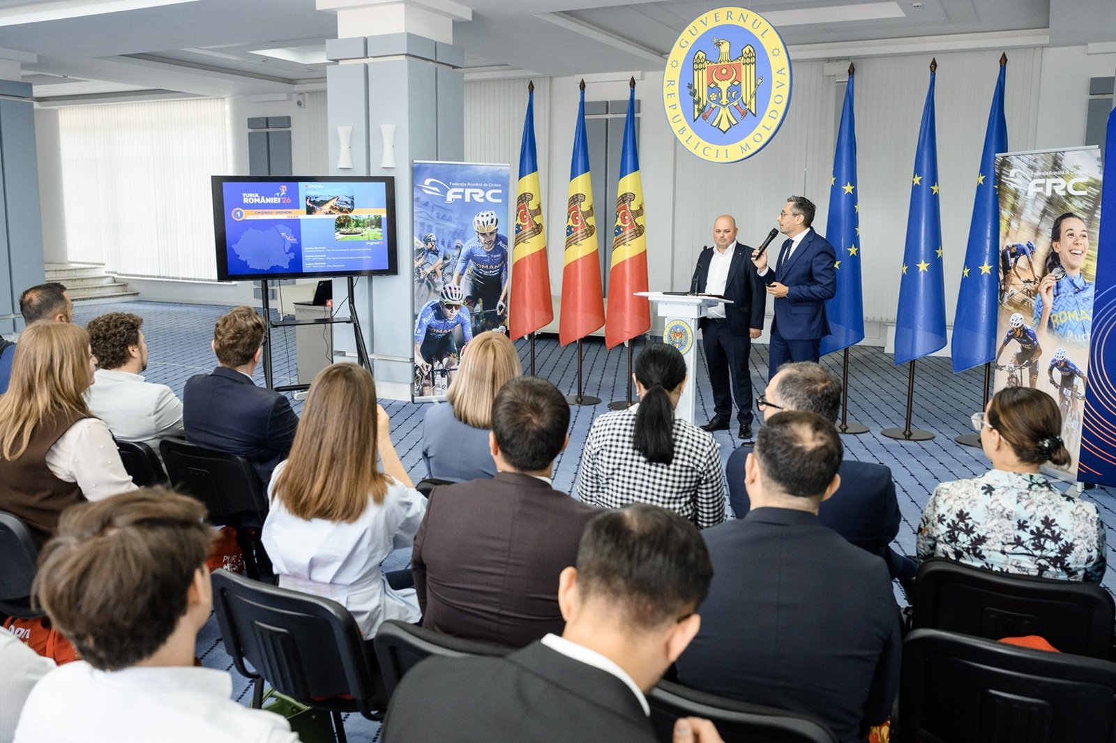 (P) Turul ciclist al României 2026, la Chișinău împreună cu Guvernul Moldovei, cu o concluzie unanimă: un moment istoric