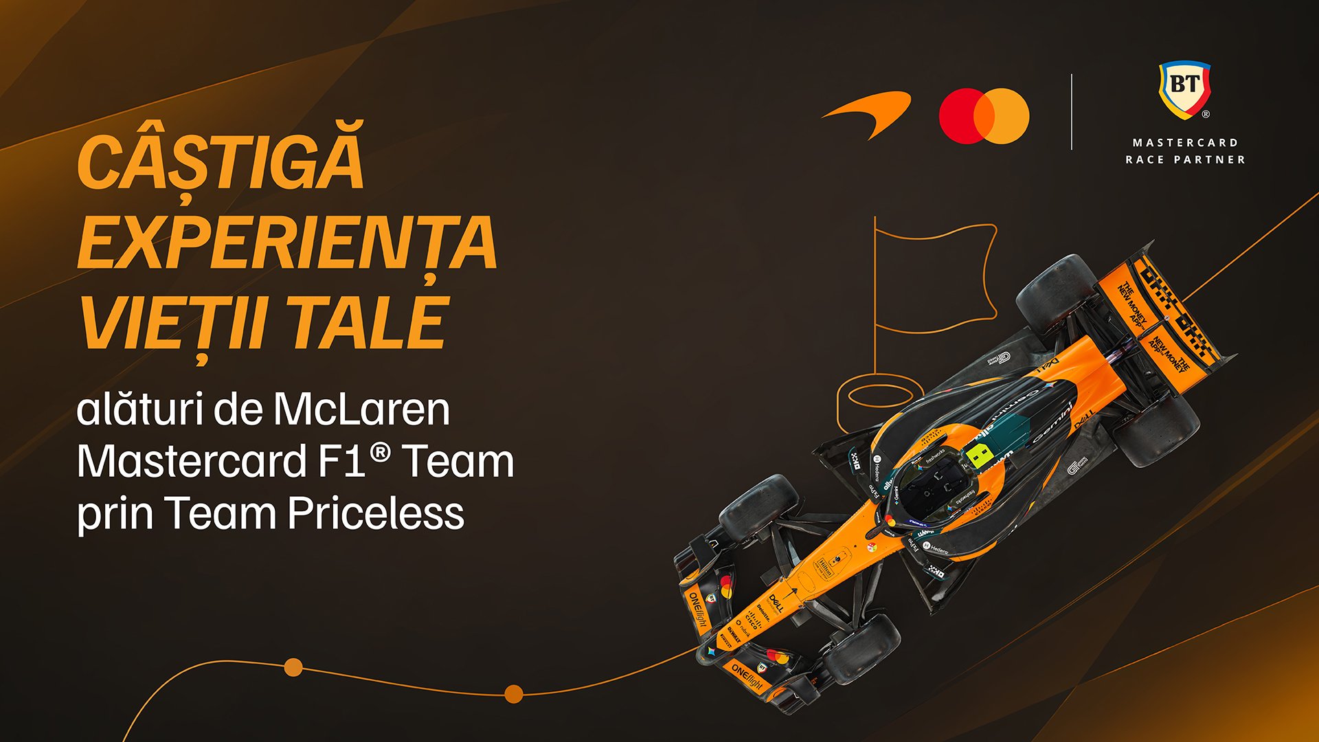 (P) Banca Transilvania oferă fanilor echipei campioane McLaren F1 șansa de a trăi Formula 1 pe viu, în Austria