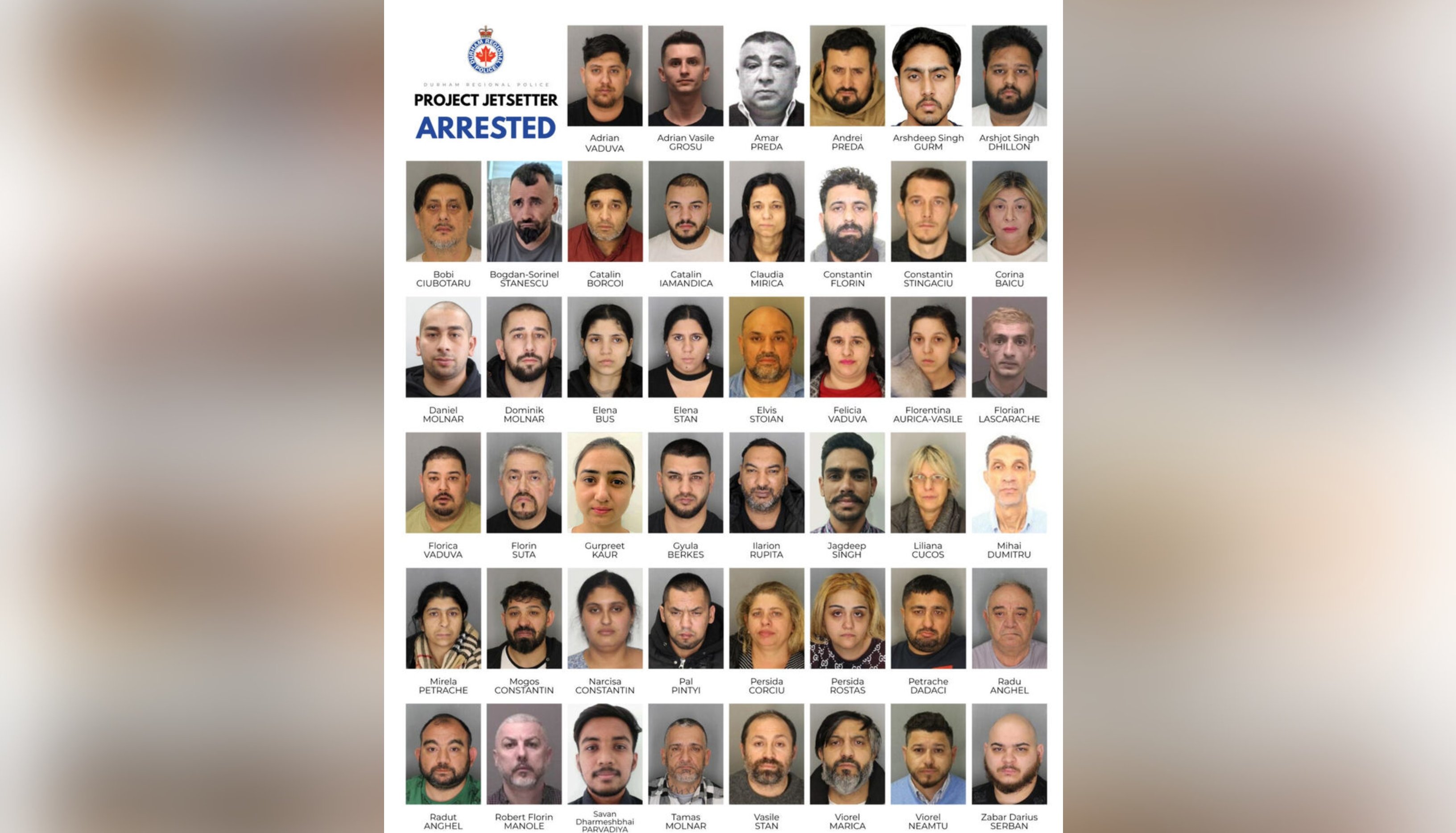 Zeci de români arestați de poliția din Canada într-un dosar de „turism infracțional”. Pagube de 2,6 milioane de dolari