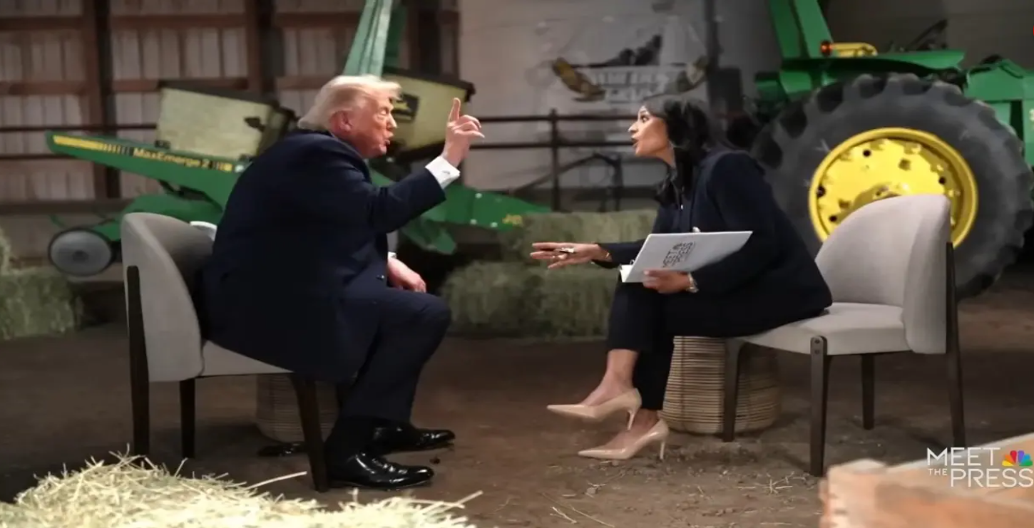 Trump s-a ridicat furios și a plecat vizibil agitat în timpul unui interviu. Întrebarea care l-a scos din minți | VIDEO