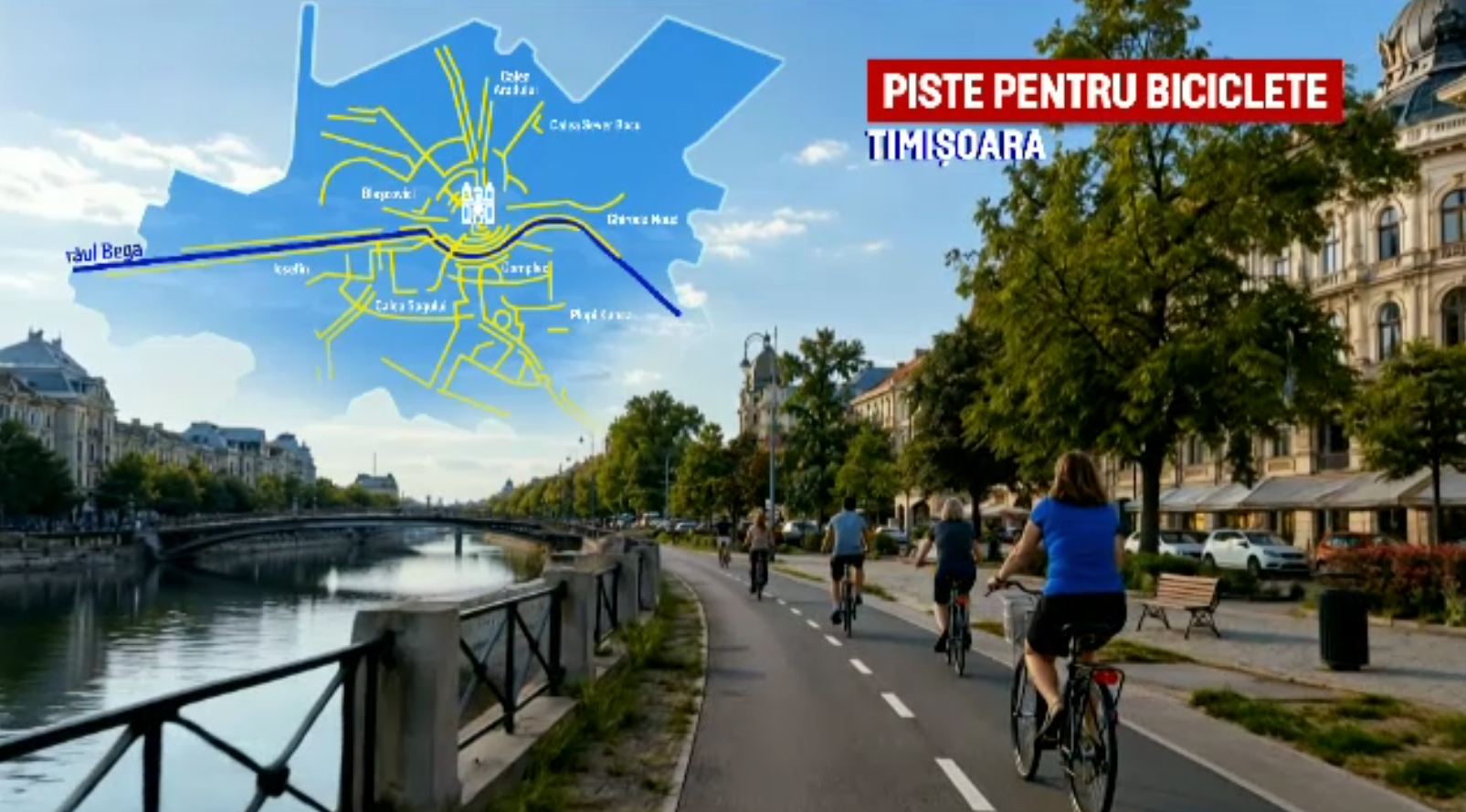 Orașul din România care încearcă să scoată mașina din centrul vieții urbane. Pariul Timișoarei pe transportul verde