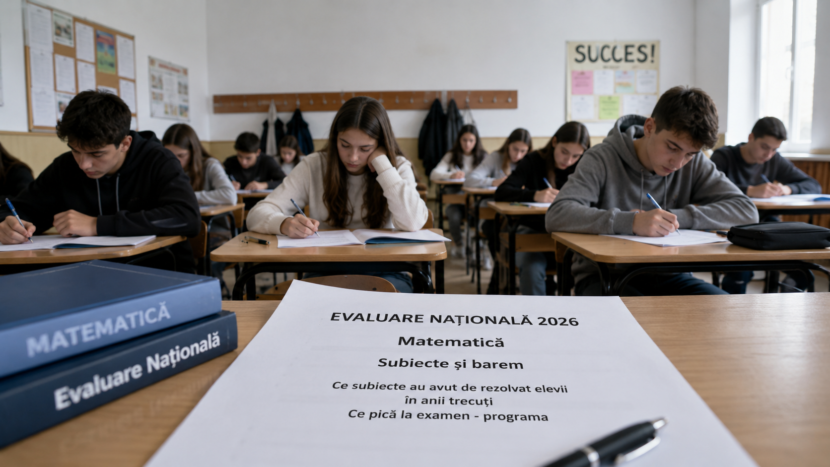 Evaluare Națională 2026. Subiectele la Matematică pe care le-au primit elevii, anii trecuți. Ce pică la examen - programa