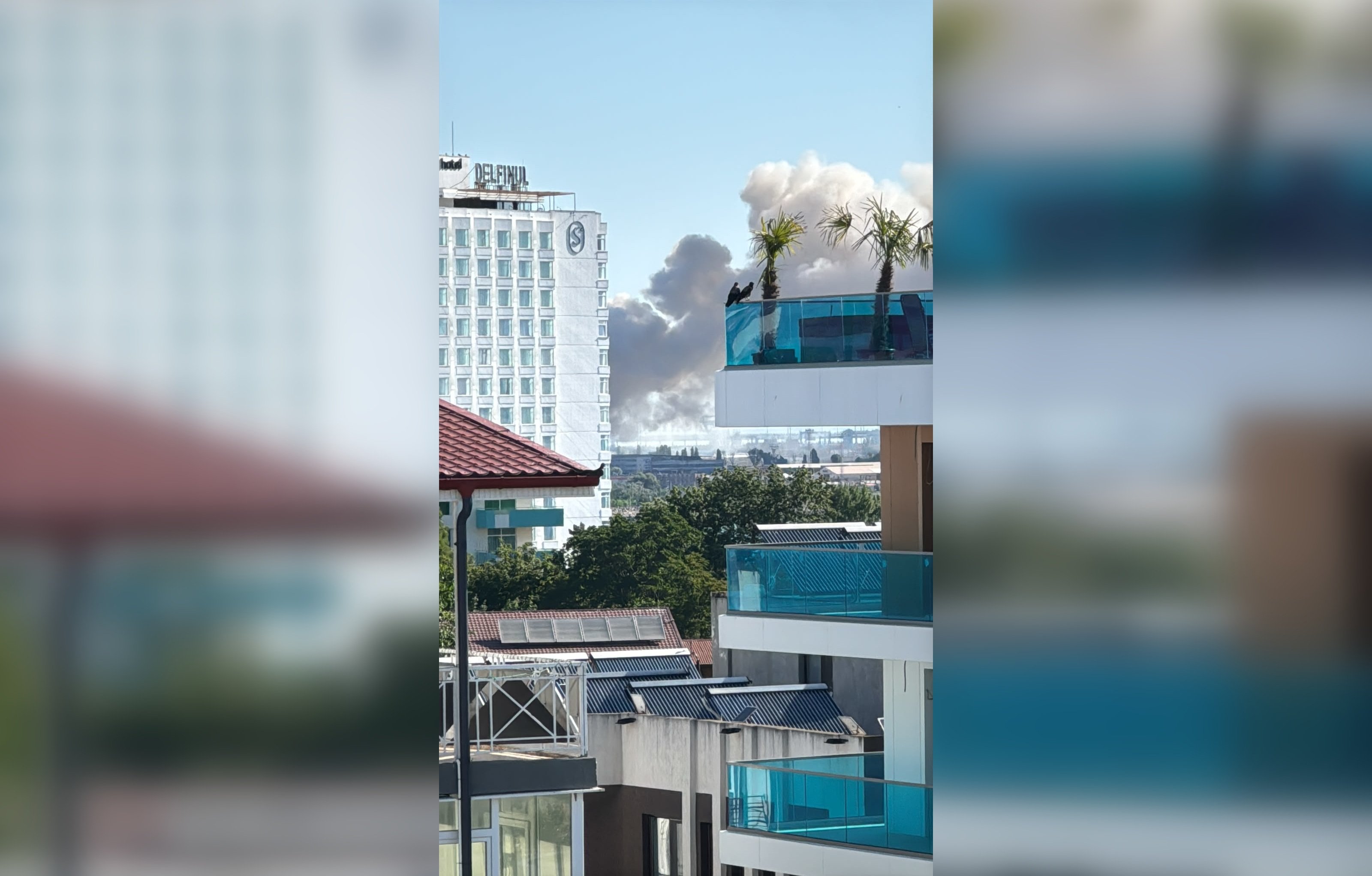 Incendiu la un depozit de fier vechi din Portul Agigea. A fost emis un mesaj RO-Alert