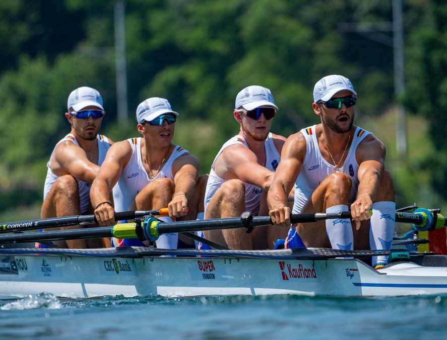 România a câștigat medalia de argint la Cupa Mondială de canotaj de la Lucerna