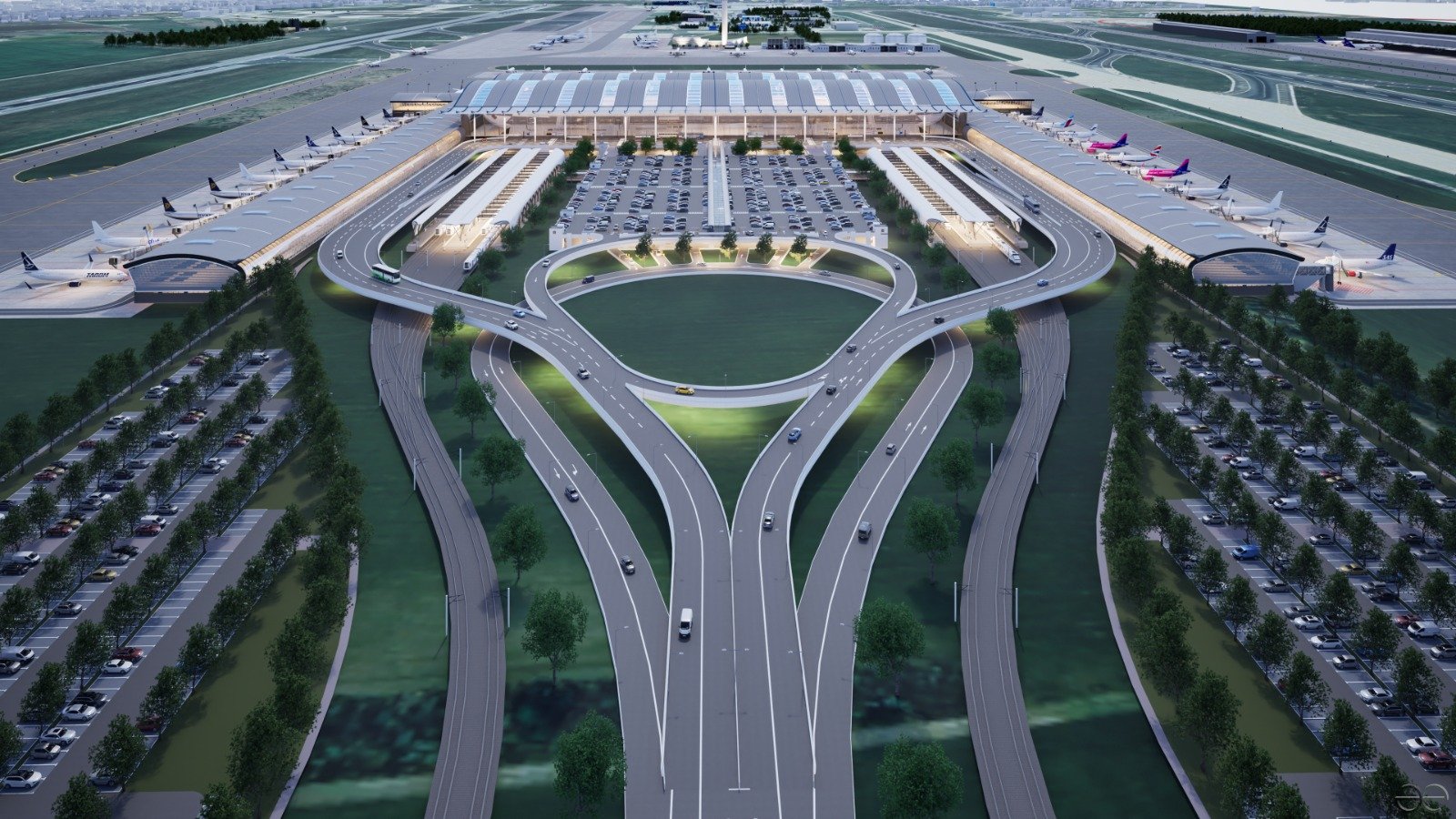 Mega terminal la Aeroportul „Henri Coandă”. Proiect de 176.000 mp pentru 30 de milioane de pasageri anual. FOTO&VIDEO