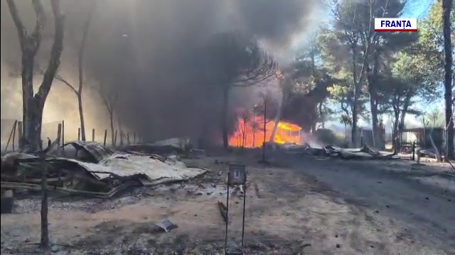Pompierii din România au sărit în ajutorul colegilor din Franța la un incendiu care a distrus aproape 1.000 de hectare