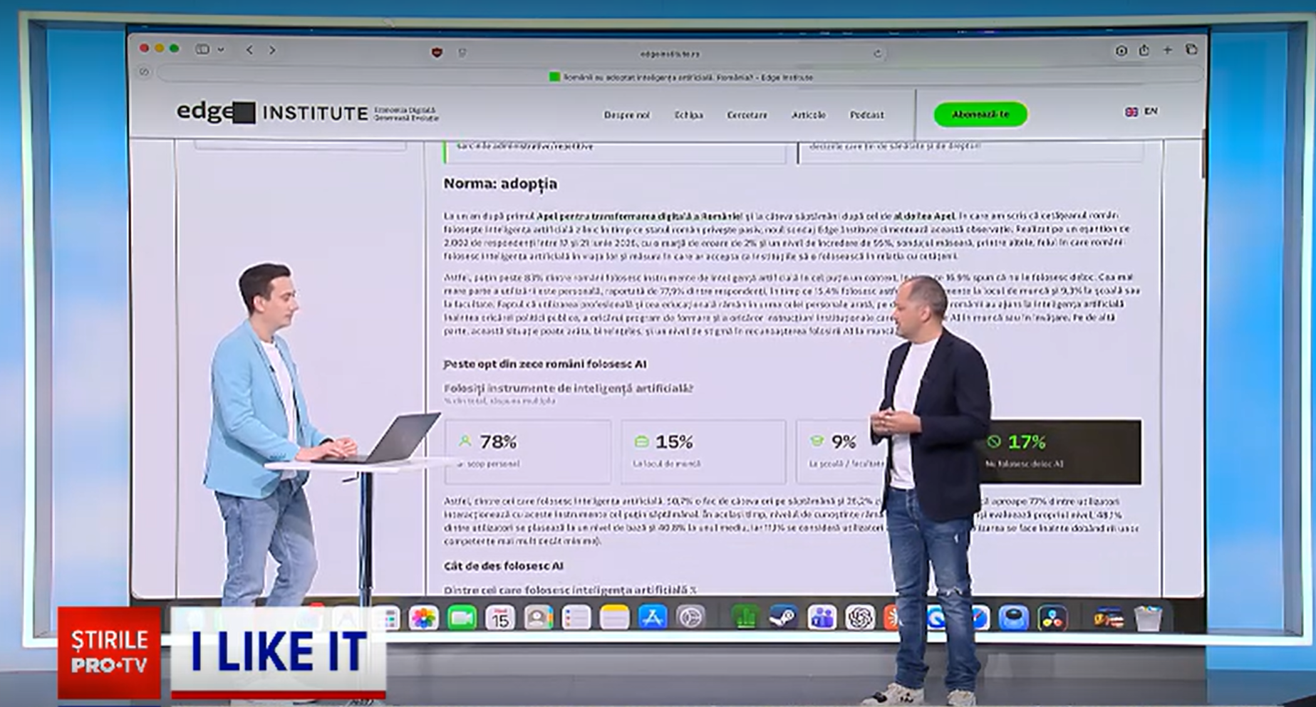 Peste 80% dintre români folosesc inteligența artificială, conform unui studiu. Categoria de vârstă care o preferă