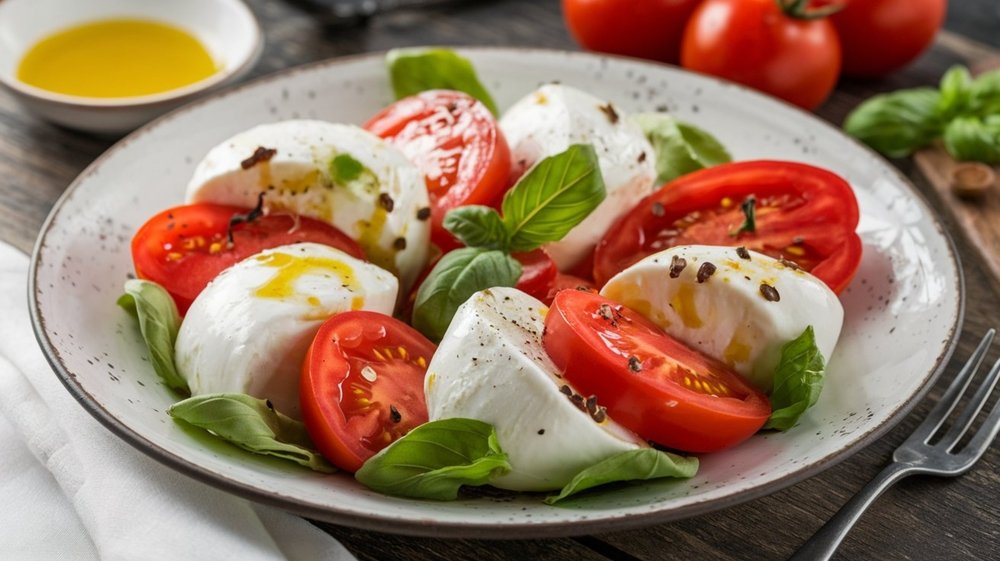 Salată Caprese. Trucul simplu al chefilor italieni pentru un plus de aromă. Cum se prepară