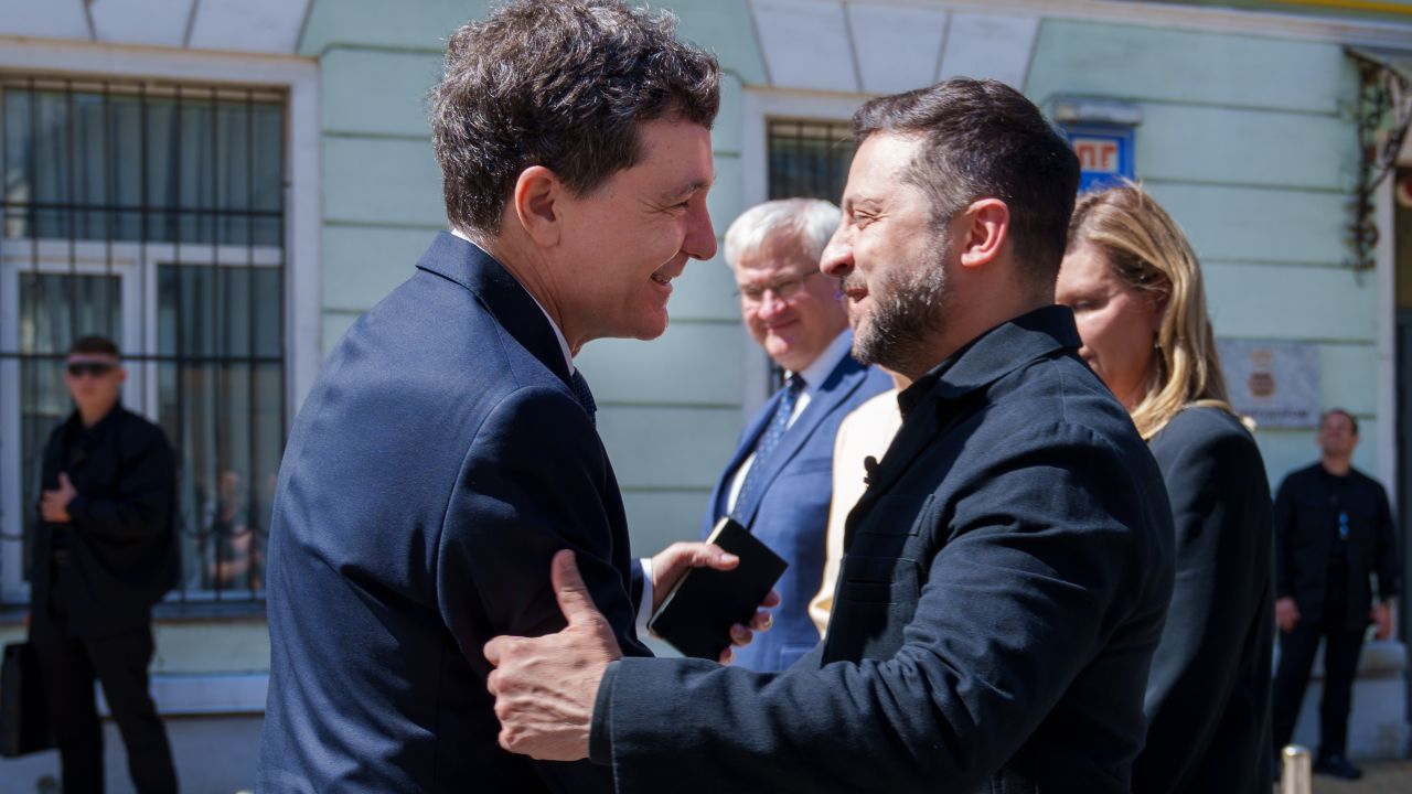 Nicuşor Dan, în Kiev, alături de Volodimir Zelenski: „Ucraina a existat, Ucraina există și Ucraina va continua să existe”