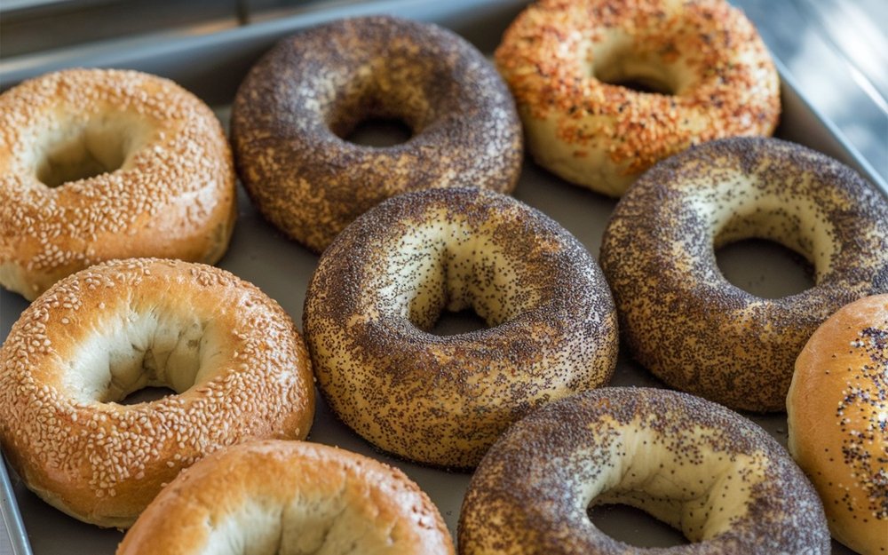 Cum faci bagels cu semințe acasă, moi la interior și crocanți la exterior. Rețeta pas cu pas