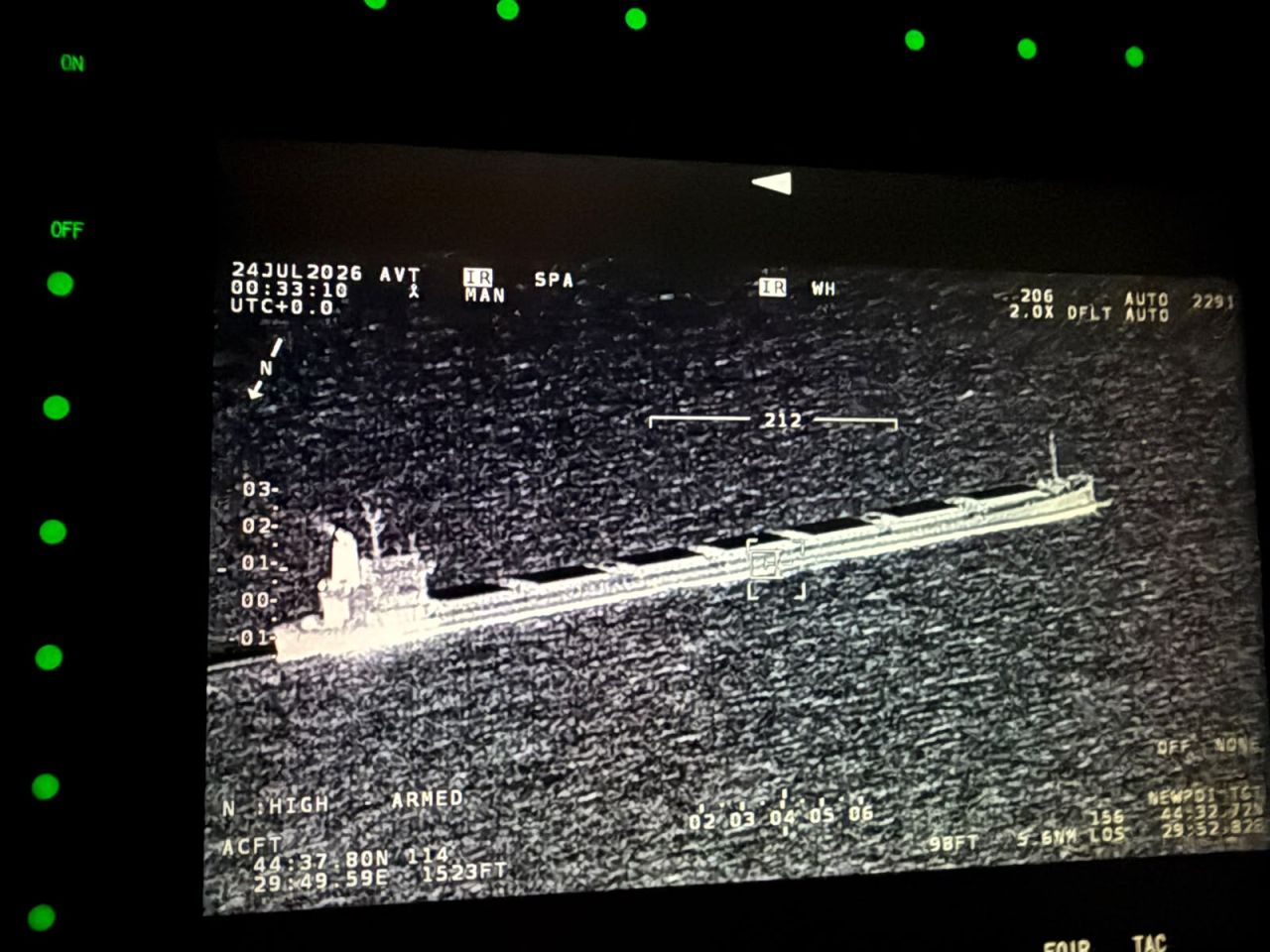 Încă un incident în Marea Neagră. O navă comercială a fost avariată în apropiere de Sfântu Gheorghe