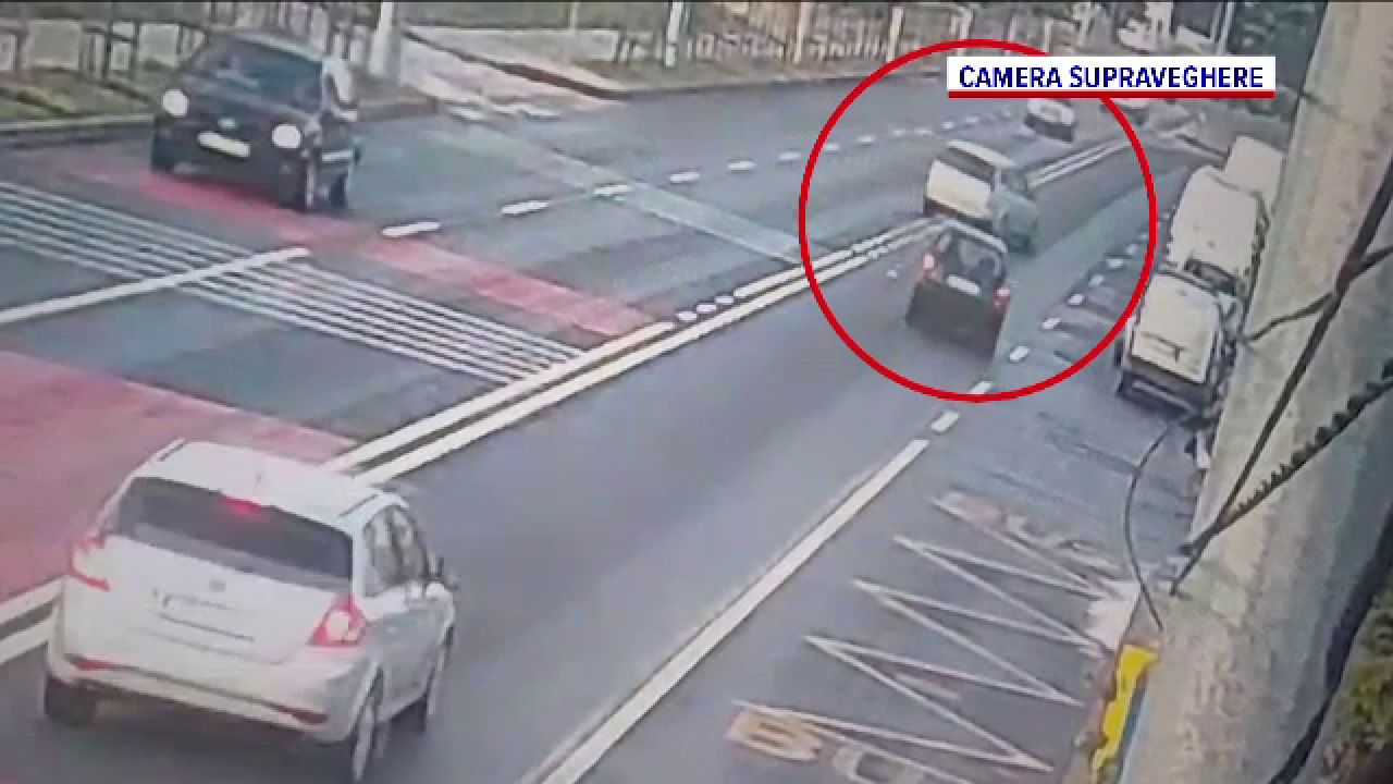 Moment spectaculos în Vaslui. Un șofer a evitat în ultima clipă un accident grav
