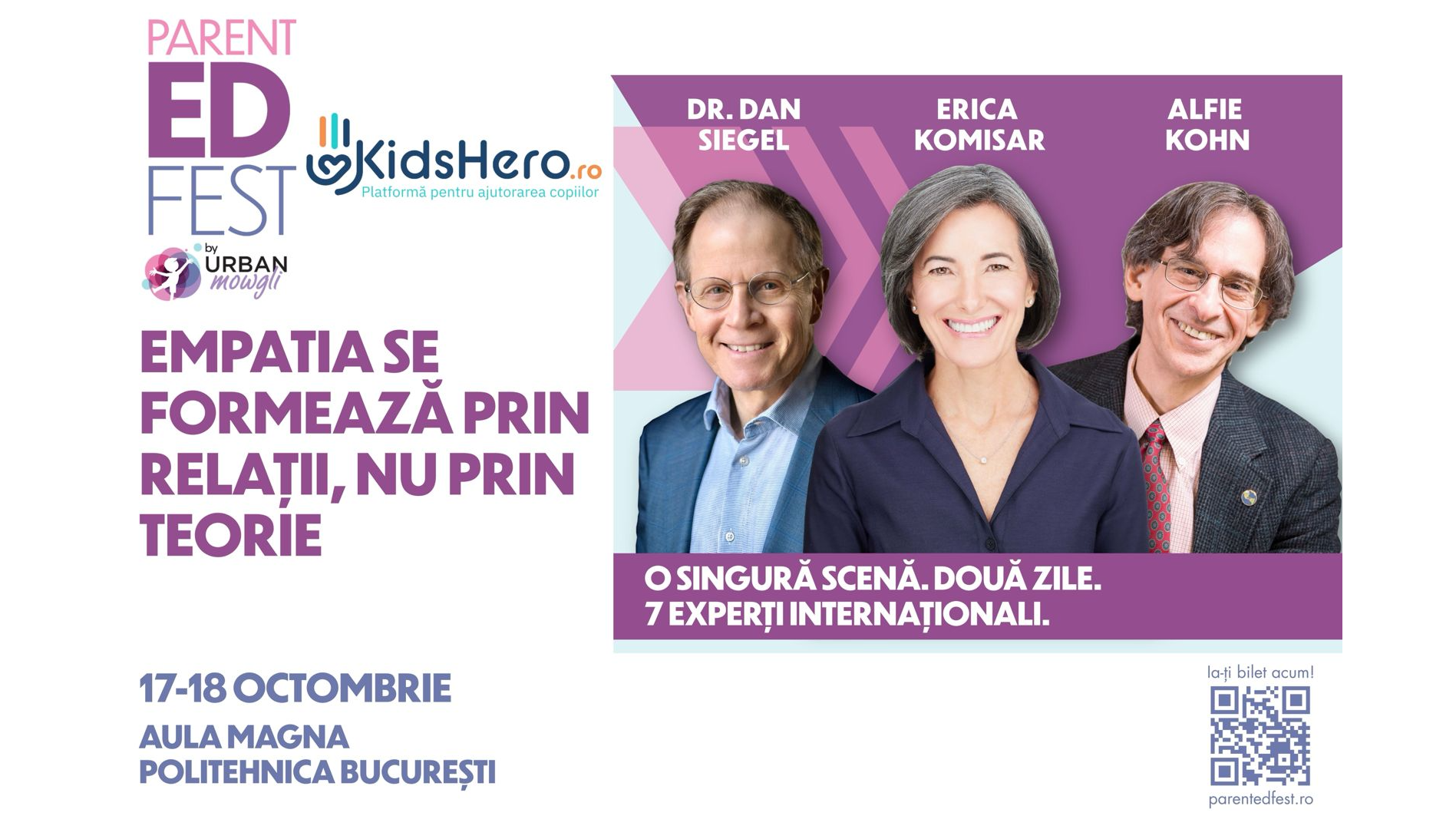 Analiză ParentED Fest 25.831 de copii confirmă: empatia se formează prin relații, nu prin teorie