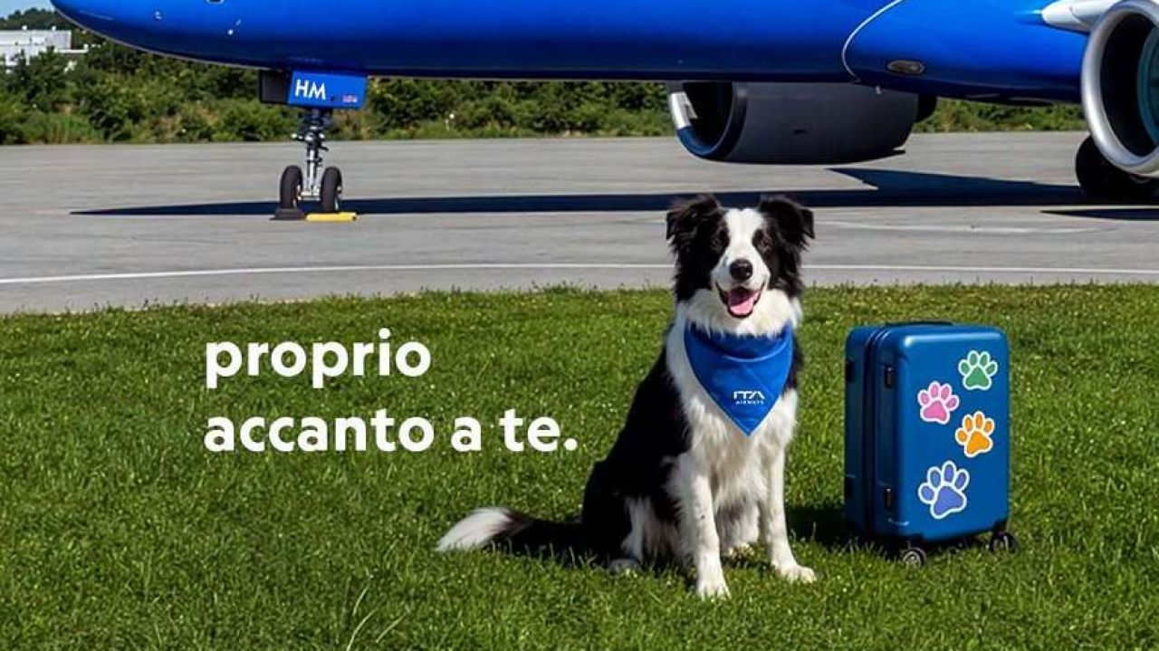 Câinii mari pot călători în cabină la anumite zboruri din Italia