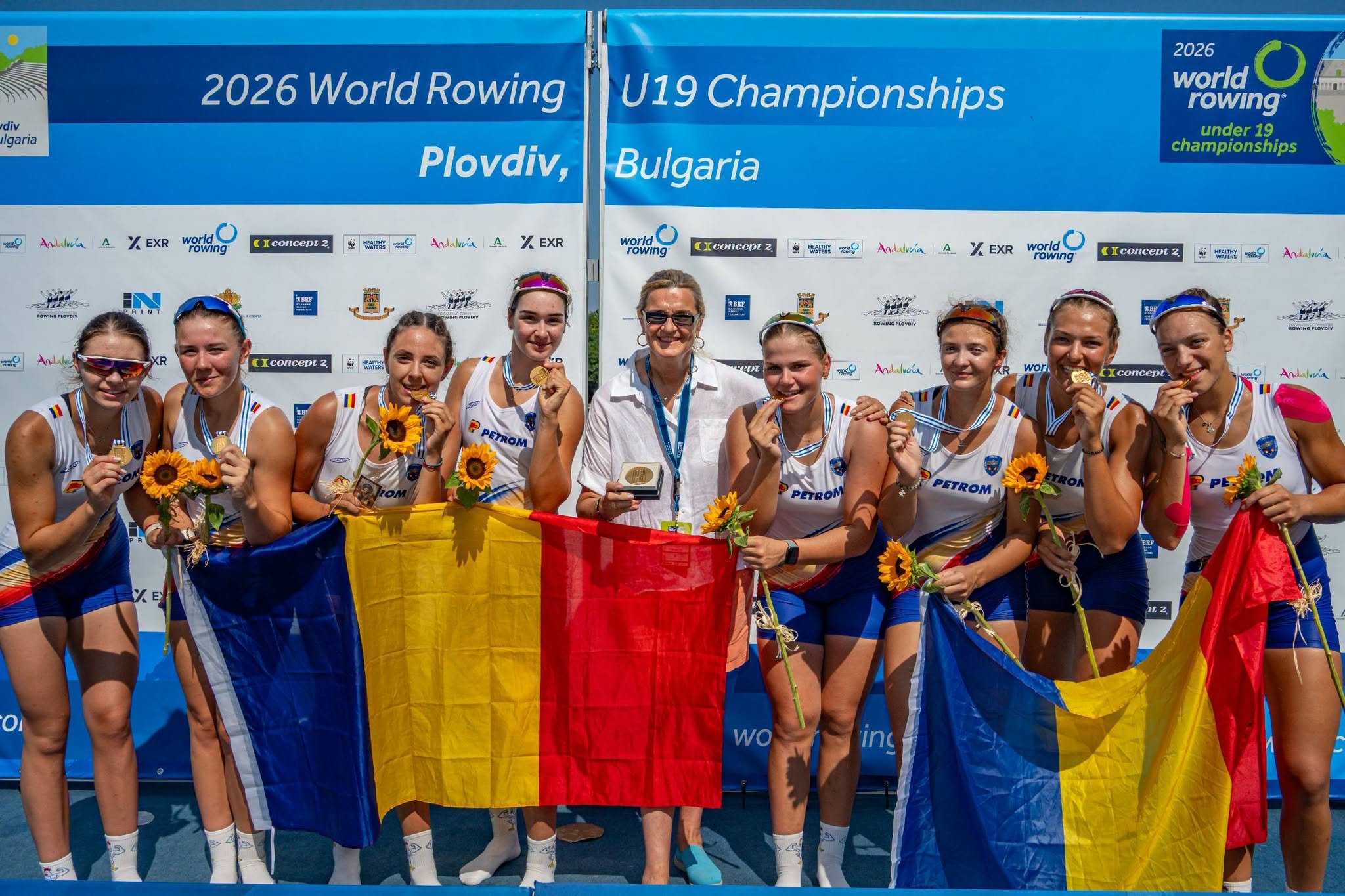 România, locul 1 pe naţiuni la CM de canotaj U19 de la Plovdiv. Șase medalii pentru sportivii români