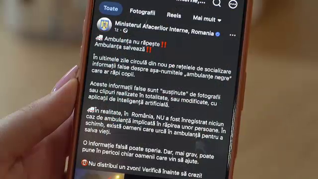 Cazul ambulanței din Cluj scoate la iveală lacunele legii. Un clip fals poate fi șters de autorități abia după 10 zile