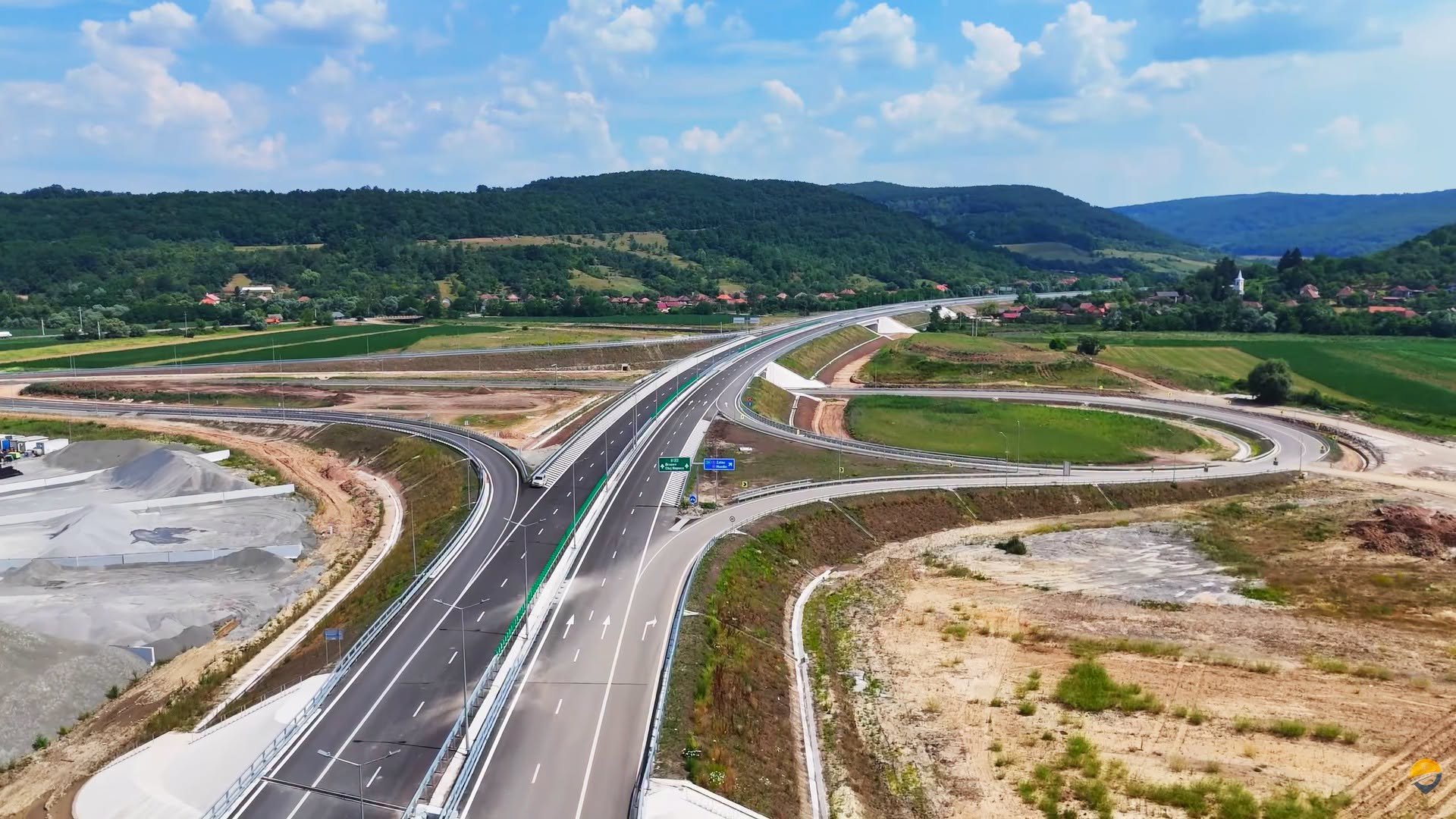 Românii vor putea circula de azi pe un tronson de autostradă. Este primul inaugurat în 2026. FOTO